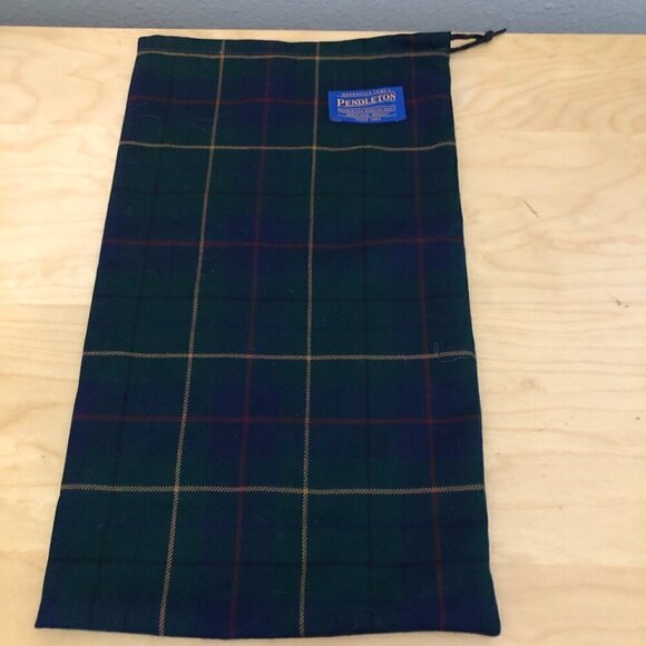 Pendleton Other - Vintage Pendleton Wool Night Watch Tartan Plaid Dust Bag